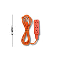 Extensión Eléctrica 4.5 Metros con Regleta Naranja