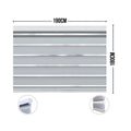Cortina Zebra Gris 190 x 180 cm
