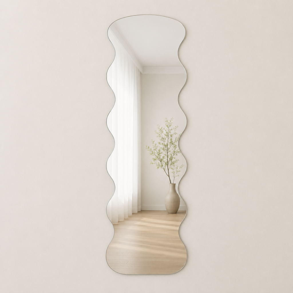 Espejo Decorativo Ondulado 120x40cm