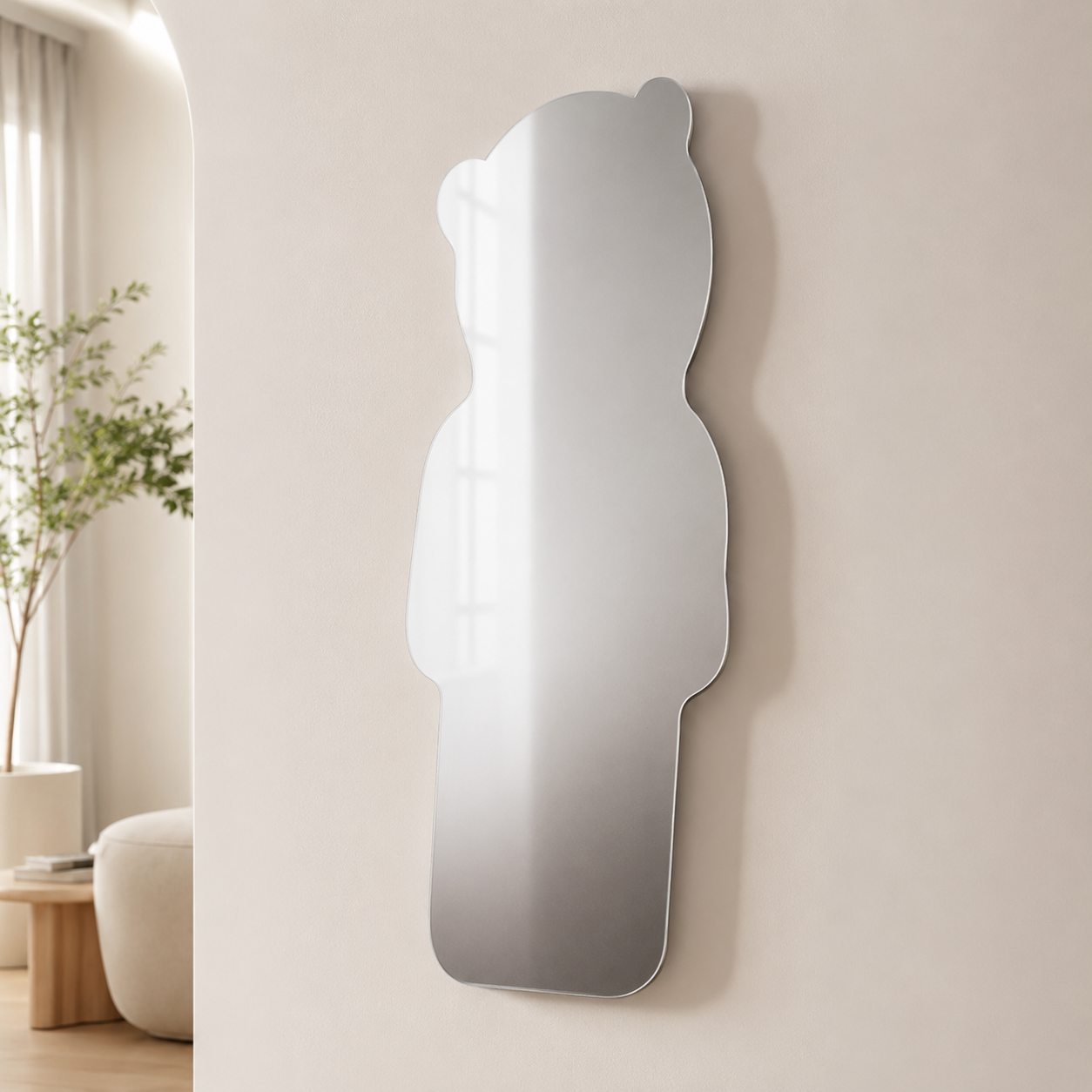 Espejo Decorativo Modelo Oso 120x40cm