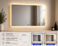 Espejo Rectangular LED Táctil 50x70cm