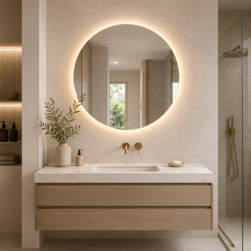 Espejo Redondo con Luz LED 80cm