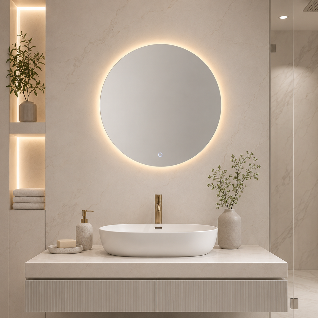 Espejo Redondo con Luz LED 60cm