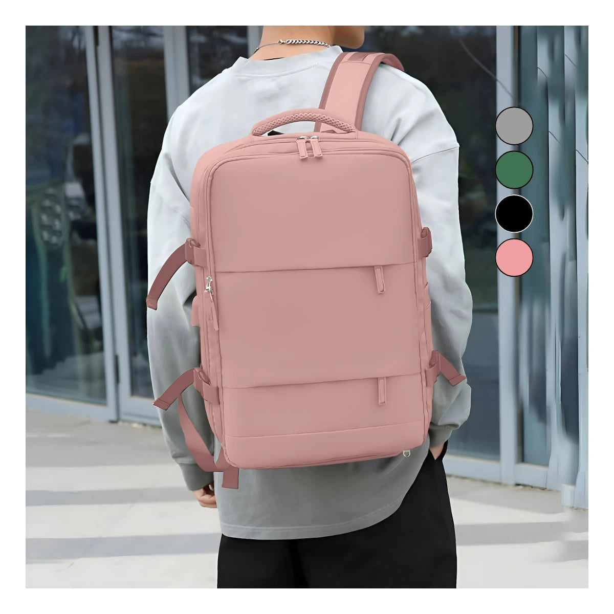 Mochila Wanderlust Rosé - vista 1