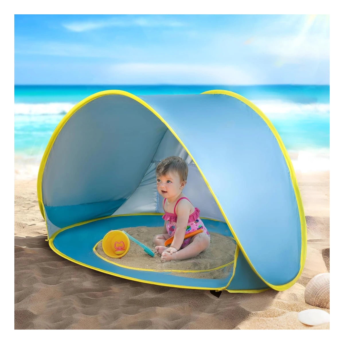 Carpa PlayaBaby Sunshade Celeste - vista 1