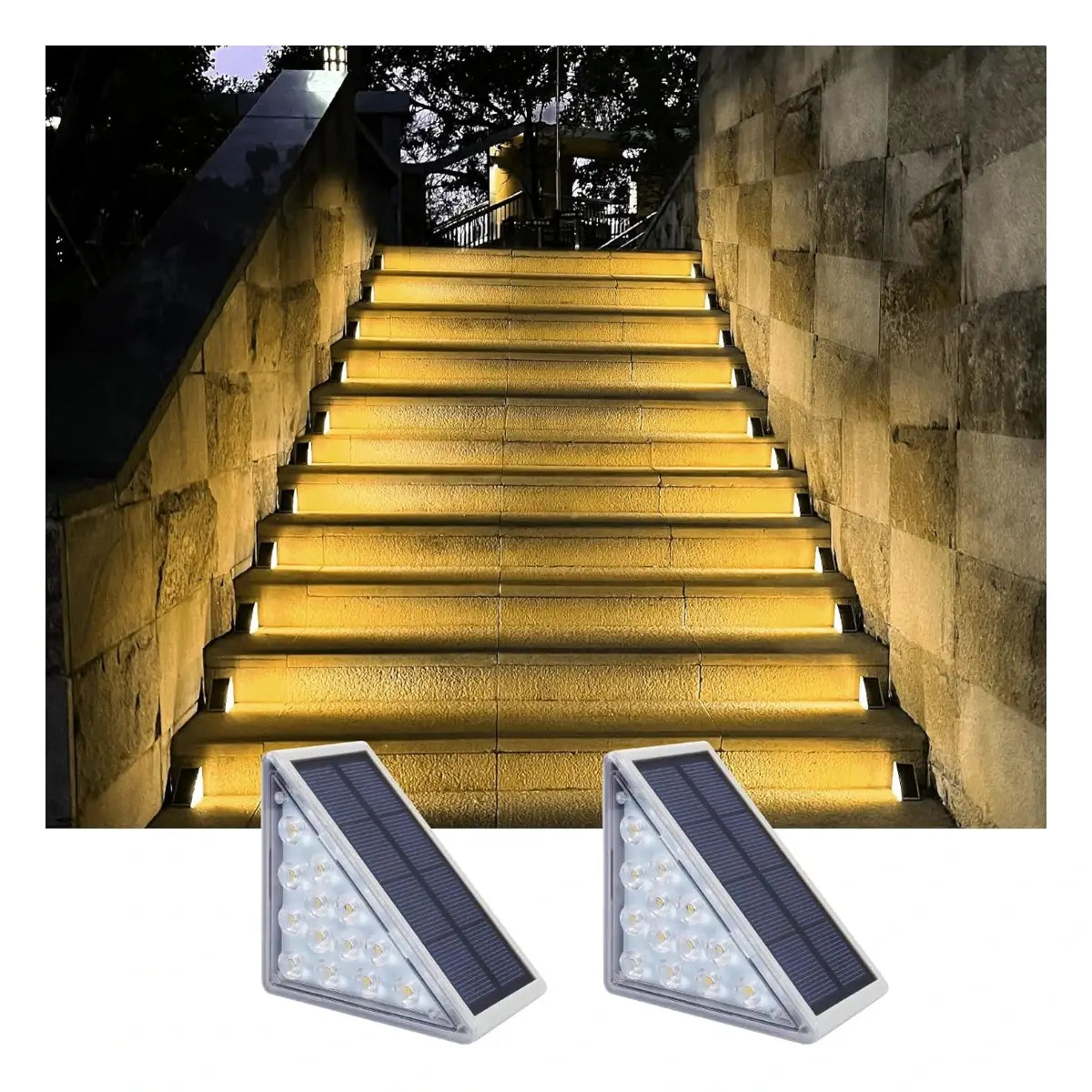 Lámpara Solar StepGlow (Par)