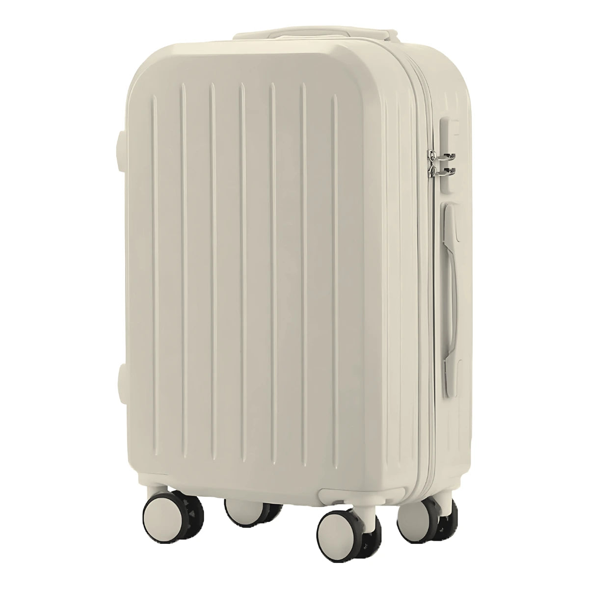 Maleta Fashion PVC EFHOME 28 Blanca - vista 2
