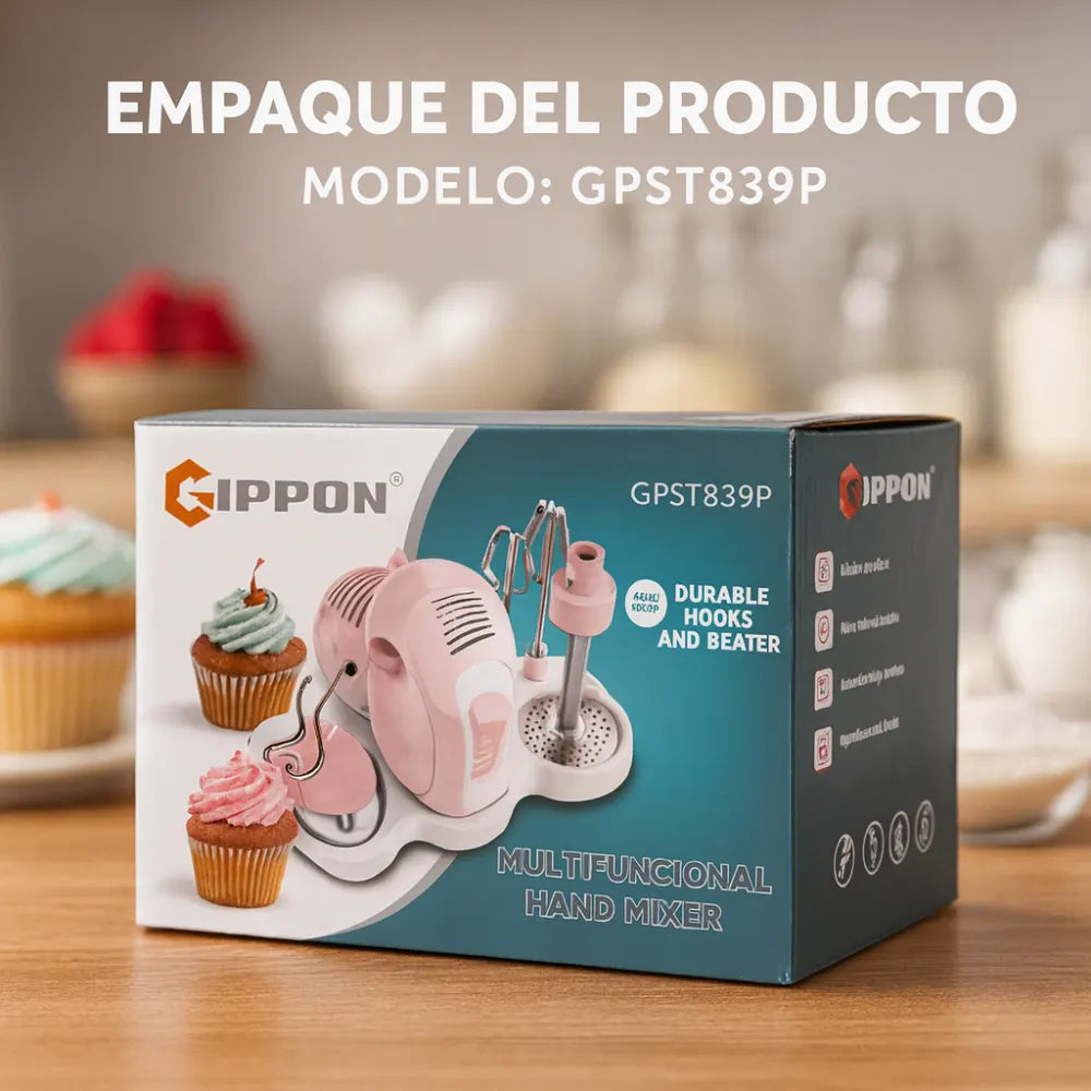 Combo Batidora 5 Velocidades + Cortador de Papas + Exprimidor Rosada