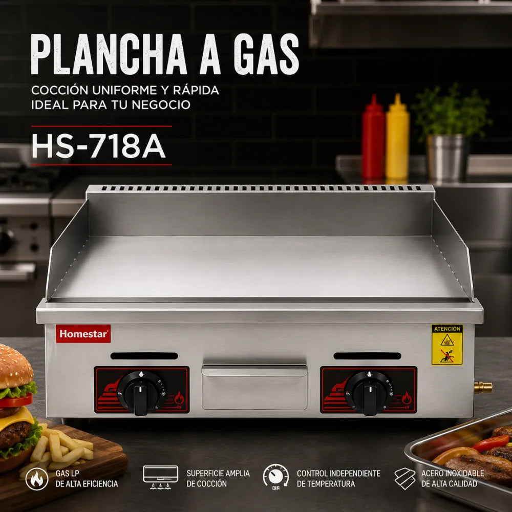 Plancha de Cocina a Gas