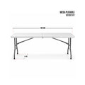 Mesa Plegable 1.80 mts Largo x 74 cm Ancho